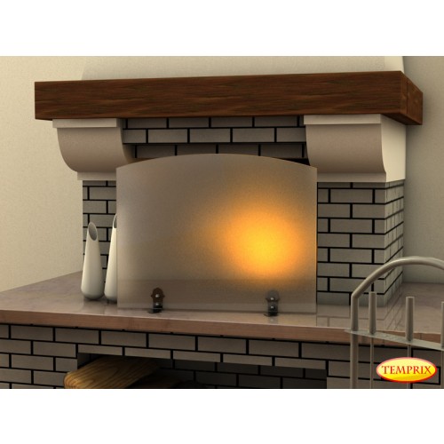 Grand écran de cheminée en maille pour foyer, pare-étincelles de